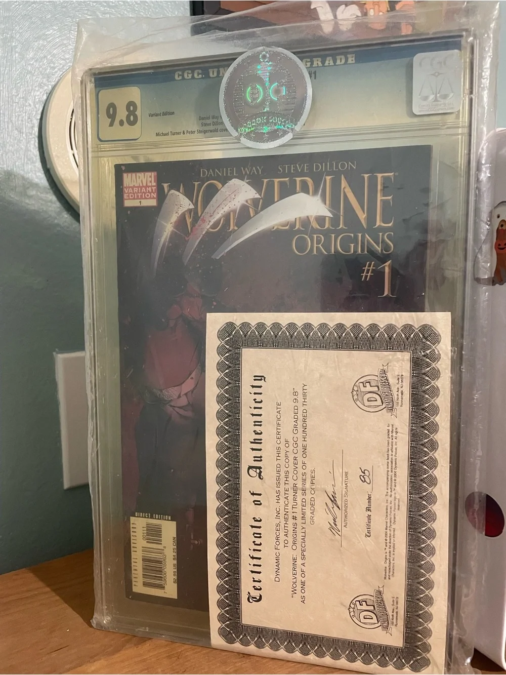 CGC 9.8 Wolverine Origins #1 Variant Edition Comic Book